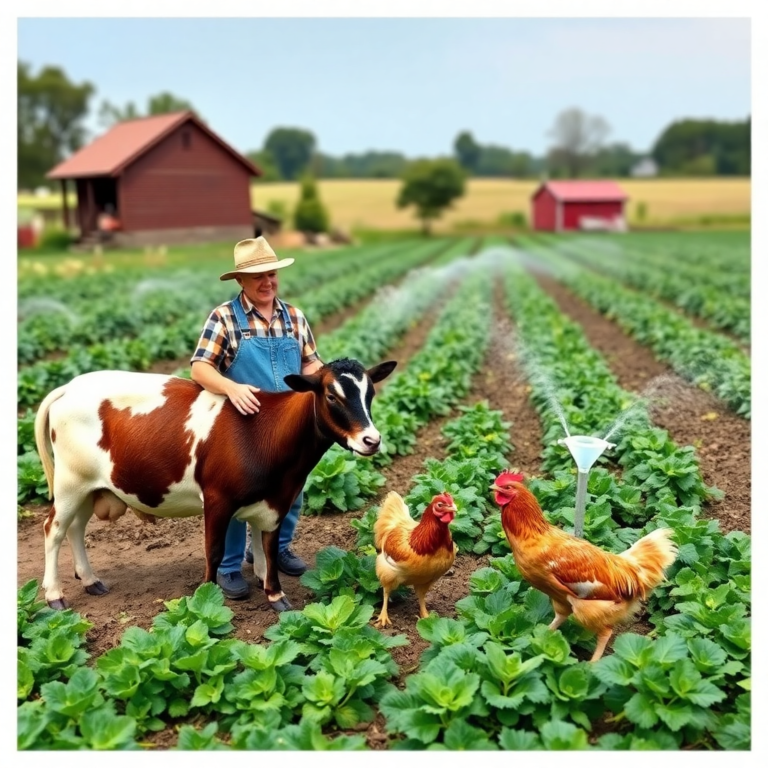 Irrigation System for Vegetable Gardens