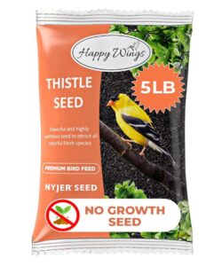 Nyjer/Thistle Seeds Wild Bird Food  5 Pounds
