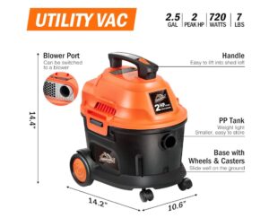 Armor All AA255W Wet/Dry Utility Vac