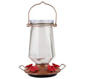 Perky-Pet Top-Fill Pinch-Waist Glass Hummingbird Feeder