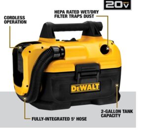 DEWALT 20V MAX Cordless Wet-Dry Vacuum