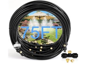 the Bonviee 75FT Patio Misting System for Summer Relief