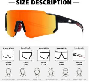 STORYCOAST Polarized Sports Sunglasses