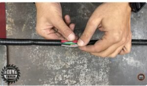 Use Electrical Tape on Exposed Wires