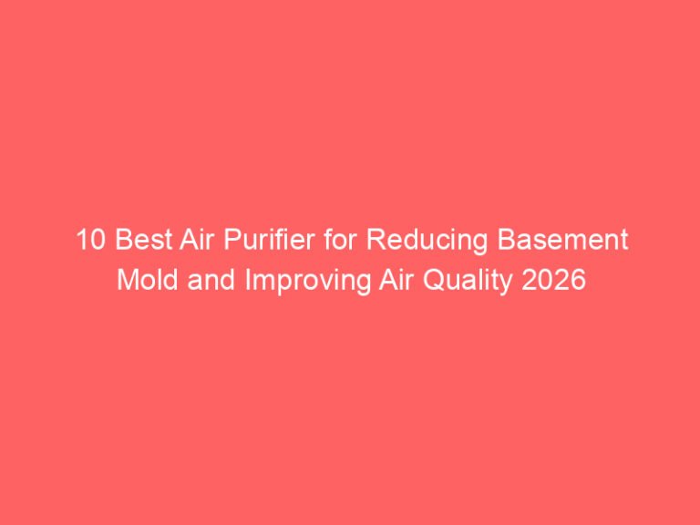 10 Best Air Purifier for Reducing Basement Mold and Improving Air Quality 2026