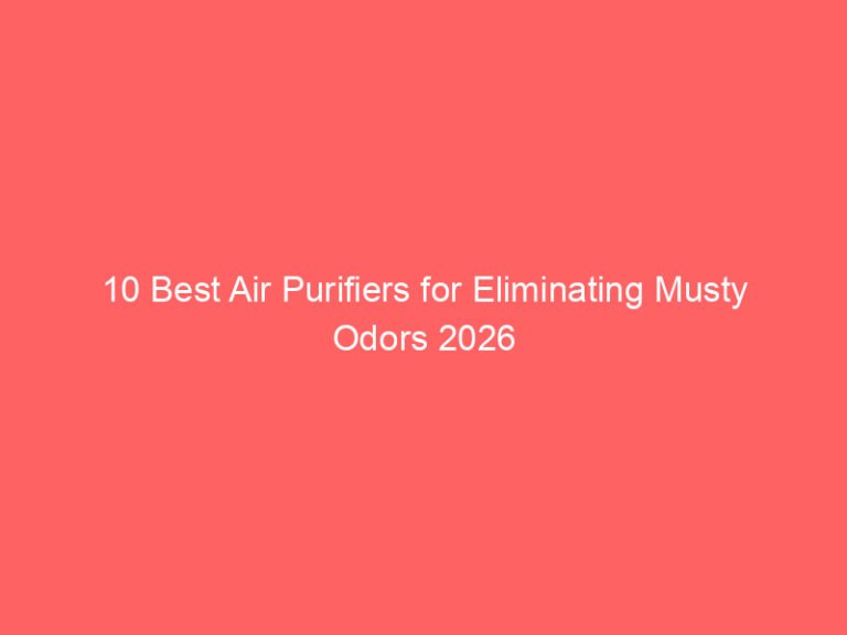10 Best Air Purifiers for Eliminating Musty Odors 2026