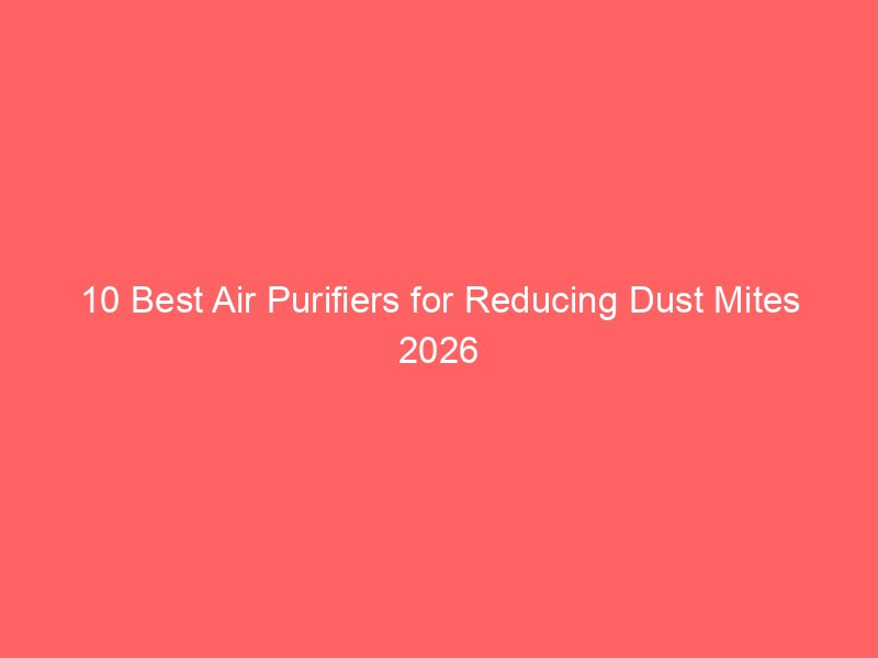 10 Best Air Purifiers for Reducing Dust Mites 2026