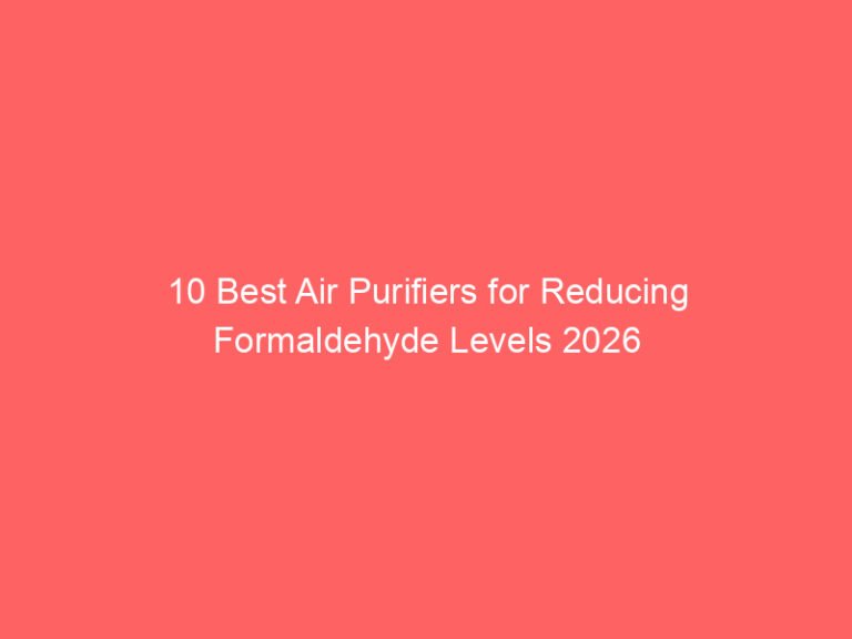 10 Best Air Purifiers for Reducing Formaldehyde Levels 2026