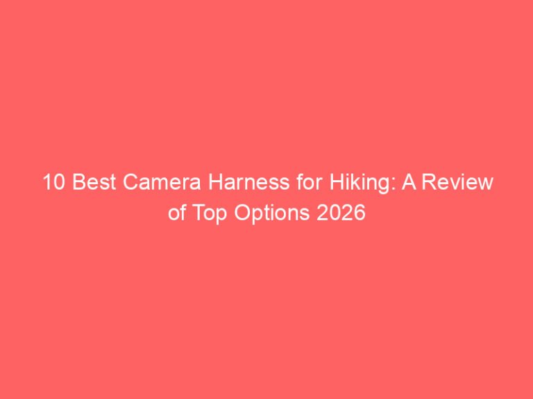 10 Best Camera Harness for Hiking: A Review of Top Options 2026