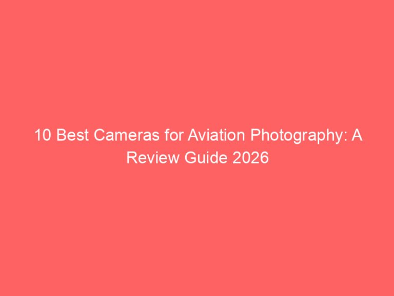 10 Best Cameras for Aviation Photography: A Review Guide 2026