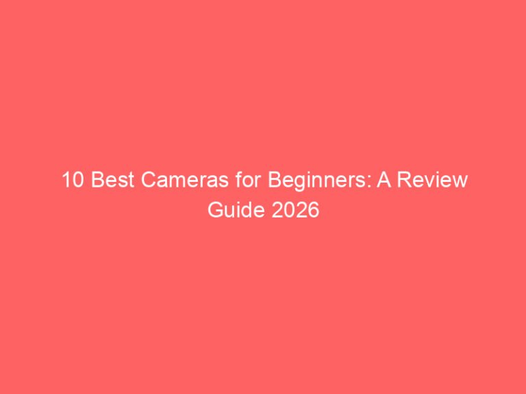 10 Best Cameras for Beginners: A Review Guide 2026