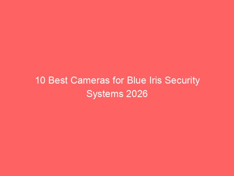 10 Best Cameras for Blue Iris Security Systems 2026