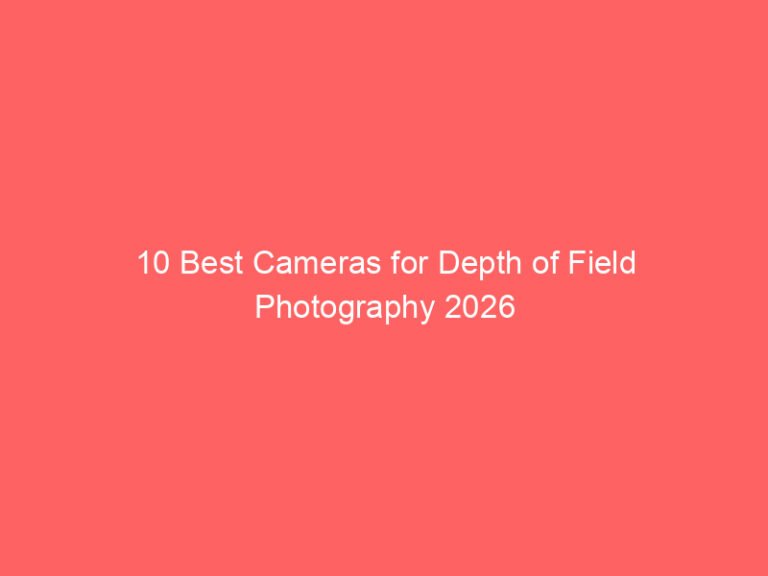 10 Best Cameras for Depth of Field Photography 2026