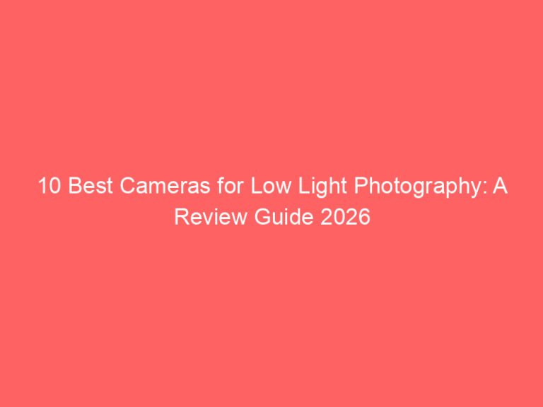 10 Best Cameras for Low Light Photography: A Review Guide 2026
