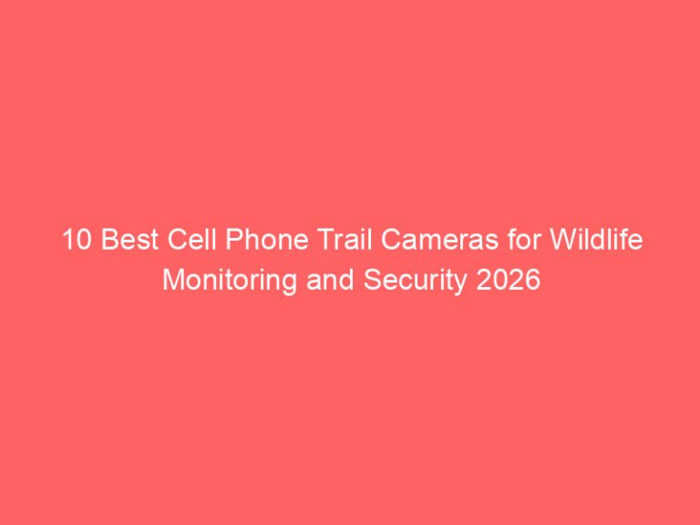 10 Best Cell Phone Trail Cameras for Wildlife Monitoring and Security 2026