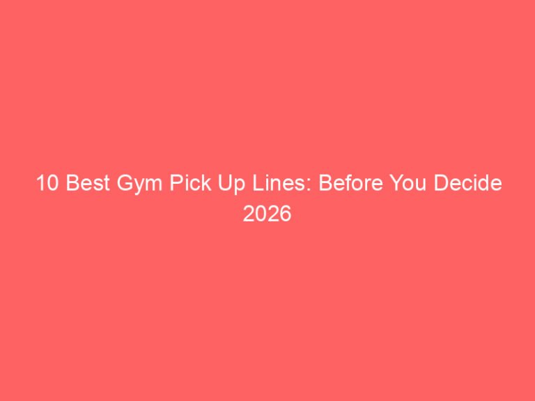 10 Best Gym Pick Up Lines: Before You Decide 2026