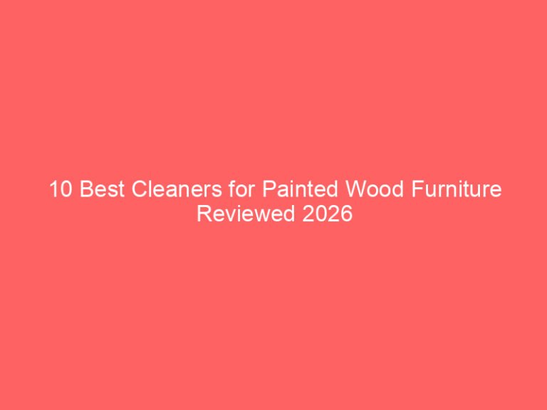 10 Best Cleaners for Painted Wood Furniture Reviewed 2026