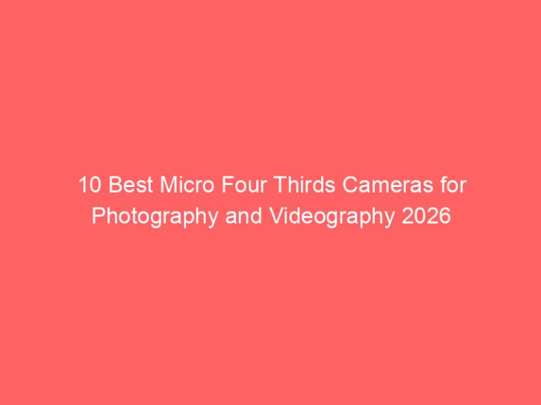 10 Best Micro Four Thirds Cameras for Photography and Videography 2026