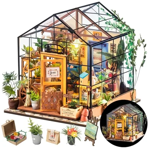 Tiny House With Greenhouse Engaging Miniature Kits For Creative Enthusiasts 2026
