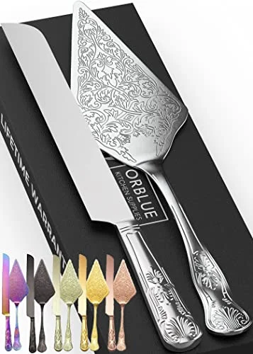 10 Elegant Wedding Cake Knife and Server Sets That Enhance Your Celebration