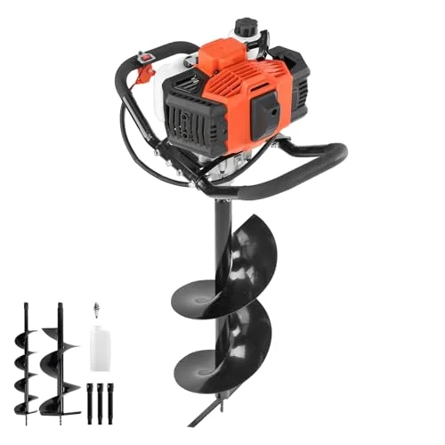 gas powered post hole diggers