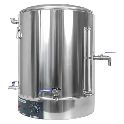 heated honey bottling tank