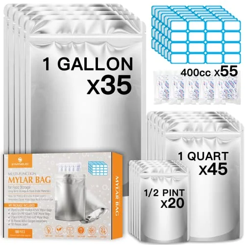 mylar bags for long term food storage
