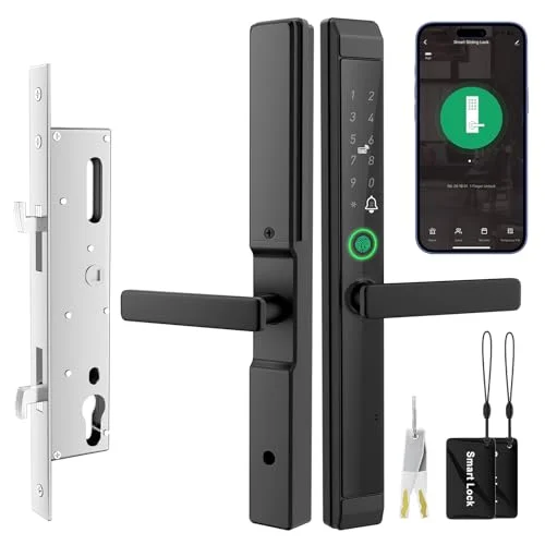 automatic sliding door lock