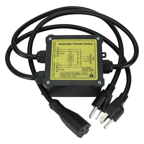 backup generator with automatic transfer switch