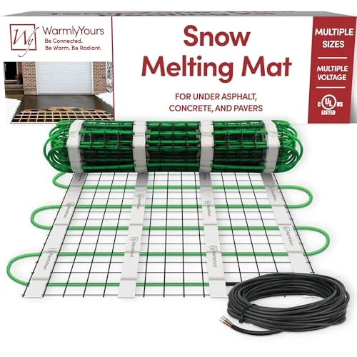driveway snow melting system
