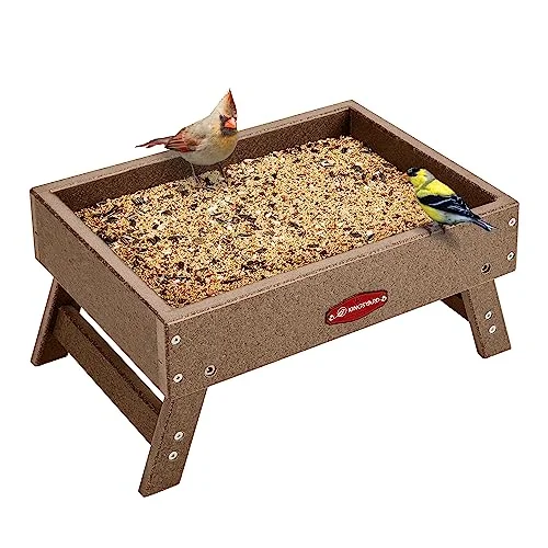 best bird feeder for ground feeding birds